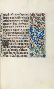 Book of Hours (Use of Rouen): fol. 49r, c. 1470. Creator: Master of the Geneva Latini (French, active Rouen, 1460-80)