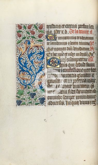 Book of Hours (Use of Rouen): fol. 49v, c. 1470. Creator: Master of the Geneva Latini (French, active Rouen, 1460-80).