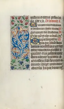 Book of Hours (Use of Rouen): fol. 49v, c. 1470. Creator: Master of the Geneva Latini (French, active Rouen, 1460-80)