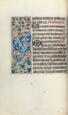 Book of Hours (Use of Rouen): fol. 49v, c. 1470. Creator: Master of the Geneva Latini (French, active Rouen, 1460-80)