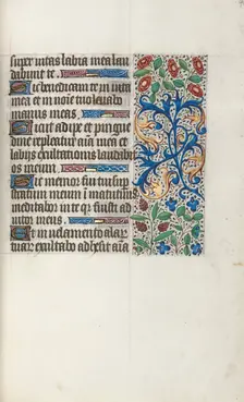 Book of Hours (Use of Rouen): fol. 40r, c. 1470. Creator: Master of the Geneva Latini (French, active Rouen, 1460-80)