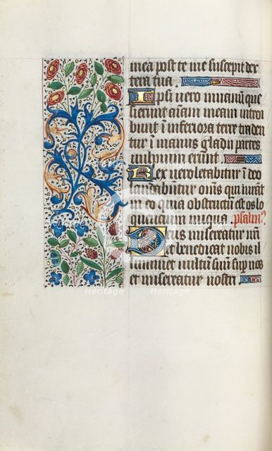 Book of Hours (Use of Rouen): fol. 40v, c. 1470. Creator: Master of the Geneva Latini (French, active Rouen, 1460-80).