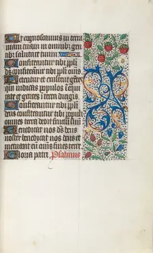 Book of Hours (Use of Rouen): fol. 41r, c. 1470. Creator: Master of the Geneva Latini (French, active Rouen, 1460-80)