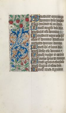 Book of Hours (Use of Rouen): fol. 41v, c. 1470. Creator: Master of the Geneva Latini (French, active Rouen, 1460-80)