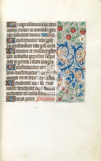Book of Hours (Use of Rouen): fol. 42r, c. 1470. Creator: Master of the Geneva Latini (French, active Rouen, 1460-80).