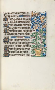 Book of Hours (Use of Rouen): fol. 43r, c. 1470. Creator: Master of the Geneva Latini (French, active Rouen, 1460-80)