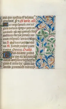 Book of Hours (Use of Rouen): fol. 54r, c. 1470. Creator: Master of the Geneva Latini (French, active Rouen, 1460-80)