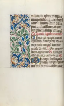 Book of Hours (Use of Rouen): fol. 54v, c. 1470. Creator: Master of the Geneva Latini (French, active Rouen, 1460-80)