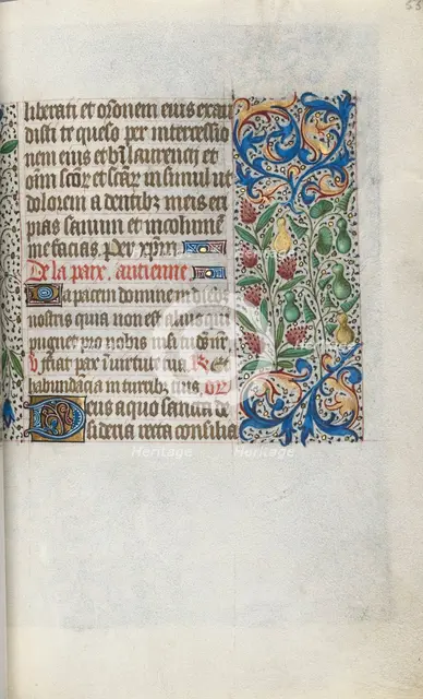 Book of Hours (Use of Rouen): fol. 55r, c. 1470. Creator: Master of the Geneva Latini (French, active Rouen, 1460-80).