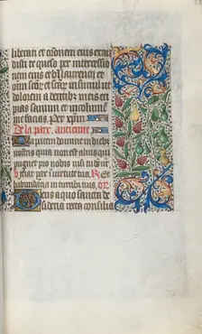 Book of Hours (Use of Rouen): fol. 55r, c. 1470. Creator: Master of the Geneva Latini (French, active Rouen, 1460-80)