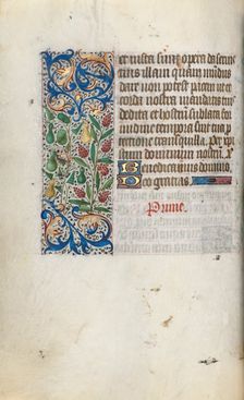 Book of Hours (Use of Rouen): fol. 55v, c. 1470. Creator: Master of the Geneva Latini (French, active Rouen, 1460-80)