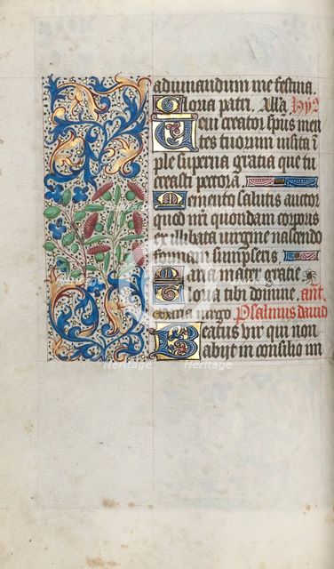Book of Hours (Use of Rouen): fol. 56v, c. 1470. Creator: Master of the Geneva Latini (French, active Rouen, 1460-80).