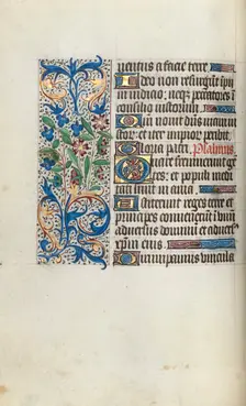 Book of Hours (Use of Rouen): fol. 57v, c. 1470. Creator: Master of the Geneva Latini (French, active Rouen, 1460-80)