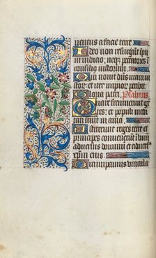 Book of Hours (Use of Rouen): fol. 57v, c. 1470. Creator: Master of the Geneva Latini (French, active Rouen, 1460-80)