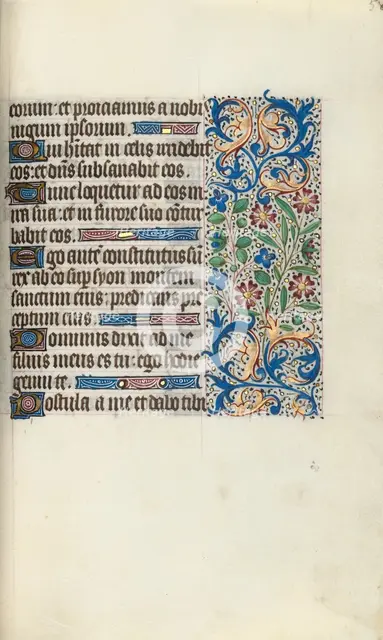 Book of Hours (Use of Rouen): fol. 58r, c. 1470. Creator: Master of the Geneva Latini (French, active Rouen, 1460-80).