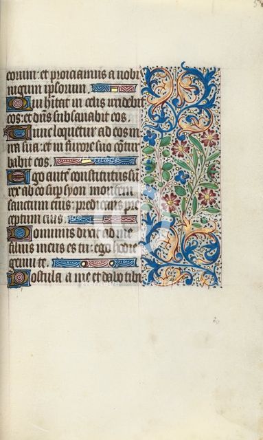 Book of Hours (Use of Rouen): fol. 58r, c. 1470. Creator: Master of the Geneva Latini (French, active Rouen, 1460-80).