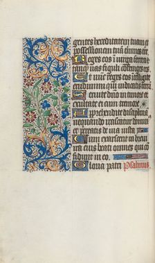 Book of Hours (Use of Rouen): fol. 58v, c. 1470. Creator: Master of the Geneva Latini (French, active Rouen, 1460-80)
