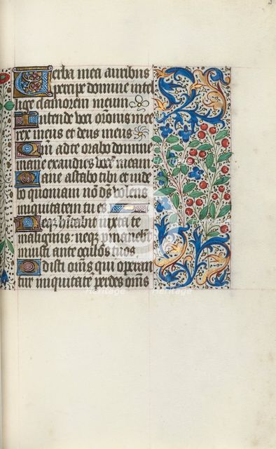 Book of Hours (Use of Rouen): fol. 59r, c. 1470. Creator: Master of the Geneva Latini (French, active Rouen, 1460-80).
