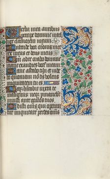 Book of Hours (Use of Rouen): fol. 59r, c. 1470. Creator: Master of the Geneva Latini (French, active Rouen, 1460-80)