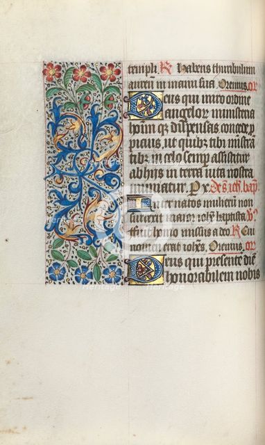 Book of Hours (Use of Rouen): fol. 50v, c. 1470. Creator: Master of the Geneva Latini (French, active Rouen, 1460-80).