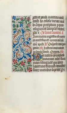 Book of Hours (Use of Rouen): fol. 51v, c. 1470. Creator: Master of the Geneva Latini (French, active Rouen, 1460-80)