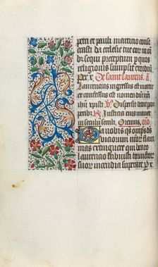 Book of Hours (Use of Rouen): fol. 51v, c. 1470. Creator: Master of the Geneva Latini (French, active Rouen, 1460-80)