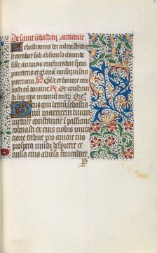 Book of Hours (Use of Rouen): fol. 52r, c. 1470. Creator: Master of the Geneva Latini (French, active Rouen, 1460-80)