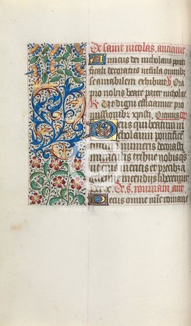 Book of Hours (Use of Rouen): fol. 52v, c. 1470. Creator: Master of the Geneva Latini (French, active Rouen, 1460-80).