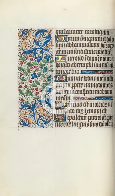 Book of Hours (Use of Rouen): fol. 52v, c. 1470. Creator: Master of the Geneva Latini (French, active Rouen, 1460-80).