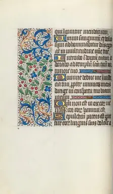 Book of Hours (Use of Rouen): fol. 52v, c. 1470. Creator: Master of the Geneva Latini (French, active Rouen, 1460-80)