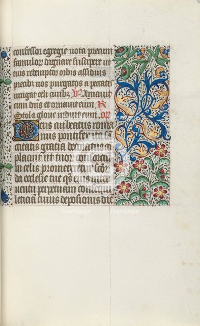 Book of Hours (Use of Rouen): fol. 53r, c. 1470. Creator: Master of the Geneva Latini (French, active Rouen, 1460-80).