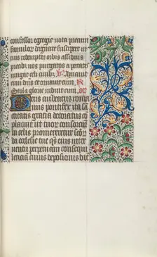 Book of Hours (Use of Rouen): fol. 53r, c. 1470. Creator: Master of the Geneva Latini (French, active Rouen, 1460-80)