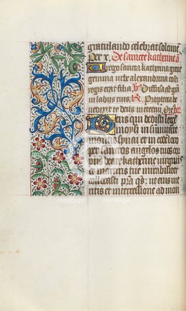 Book of Hours (Use of Rouen): fol. 53v, c. 1470. Creator: Master of the Geneva Latini (French, active Rouen, 1460-80).