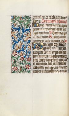 Book of Hours (Use of Rouen): fol. 53v, c. 1470. Creator: Master of the Geneva Latini (French, active Rouen, 1460-80)
