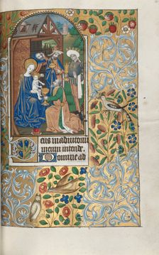 Book of Hours (Use of Rouen): fol. 64r, Adoration of the Magi, c. 1470. Creator: Master of the Geneva Latini (French, active Rouen, 1460-80)