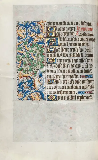 Book of Hours (Use of Rouen): fol. 64v, c. 1470. Creator: Master of the Geneva Latini (French, active Rouen, 1460-80).