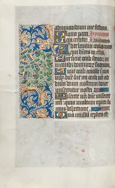 Book of Hours (Use of Rouen): fol. 64v, c. 1470. Creator: Master of the Geneva Latini (French, active Rouen, 1460-80)