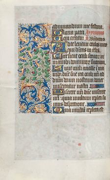 Book of Hours (Use of Rouen): fol. 64v, c. 1470. Creator: Master of the Geneva Latini (French, active Rouen, 1460-80)