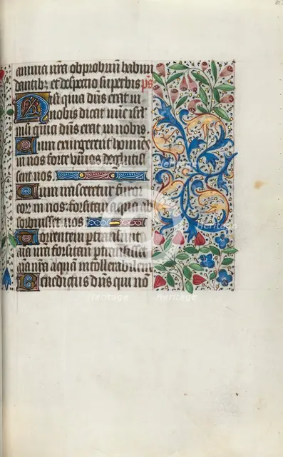 Book of Hours (Use of Rouen): fol. 65r, c. 1470. Creator: Master of the Geneva Latini (French, active Rouen, 1460-80).