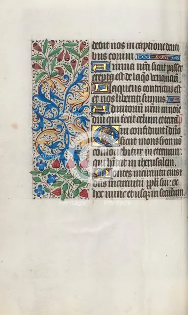Book of Hours (Use of Rouen): fol. 65v, c. 1470. Creator: Master of the Geneva Latini (French, active Rouen, 1460-80).