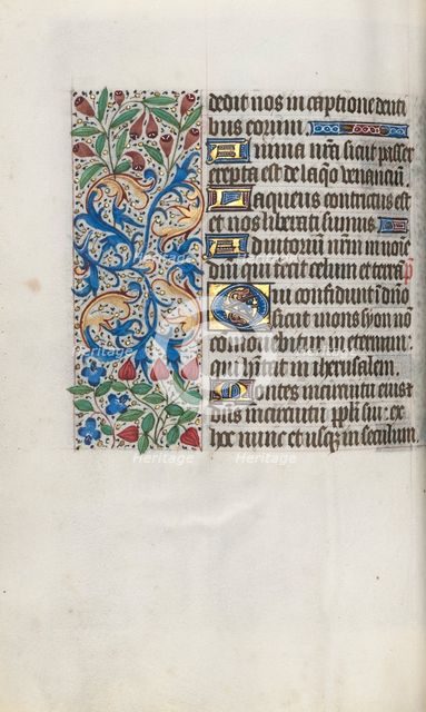 Book of Hours (Use of Rouen): fol. 65v, c. 1470. Creator: Master of the Geneva Latini (French, active Rouen, 1460-80).