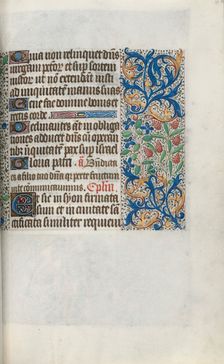 Book of Hours (Use of Rouen): fol. 66r, c. 1470. Creator: Master of the Geneva Latini (French, active Rouen, 1460-80)