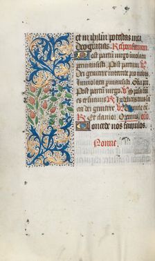 Book of Hours (Use of Rouen): fol. 66v, c. 1470. Creator: Master of the Geneva Latini (French, active Rouen, 1460-80)