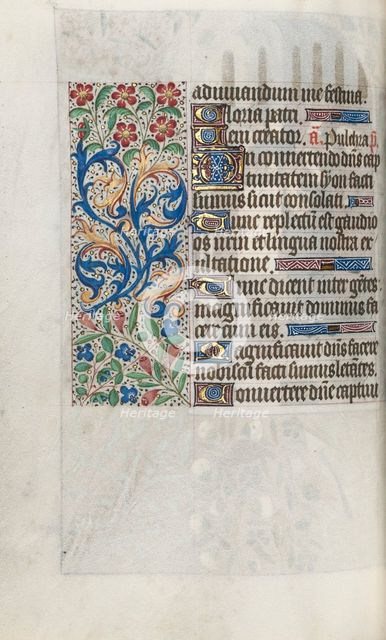 Book of Hours (Use of Rouen): fol. 67v, c. 1470. Creator: Master of the Geneva Latini (French, active Rouen, 1460-80).