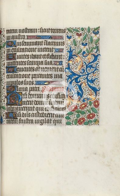 Book of Hours (Use of Rouen): fol. 68r, c. 1470. Creator: Master of the Geneva Latini (French, active Rouen, 1460-80).