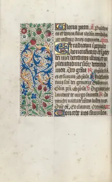 Book of Hours (Use of Rouen): fol. 69v, c. 1470. Creator: Master of the Geneva Latini (French, active Rouen, 1460-80)