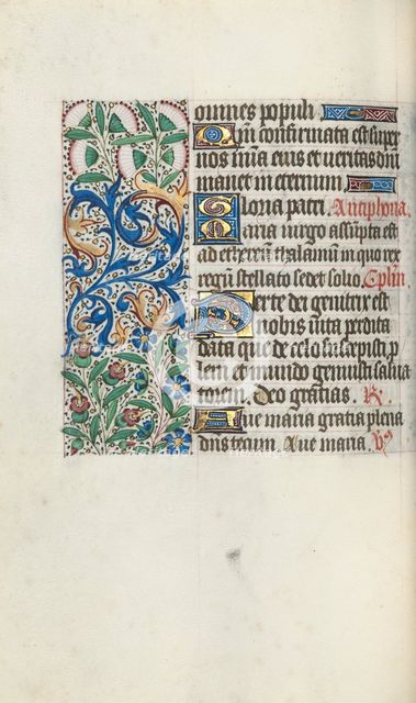 Book of Hours (Use of Rouen): fol. 60v, c. 1470. Creator: Master of the Geneva Latini (French, active Rouen, 1460-80).