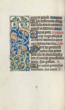 Book of Hours (Use of Rouen): fol. 60v, c. 1470. Creator: Master of the Geneva Latini (French, active Rouen, 1460-80)