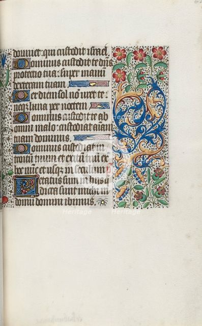 Book of Hours (Use of Rouen): fol. 62r, c. 1470. Creator: Master of the Geneva Latini (French, active Rouen, 1460-80).