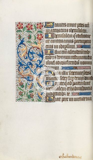Book of Hours (Use of Rouen): fol. 62v, c. 1470. Creator: Master of the Geneva Latini (French, active Rouen, 1460-80).